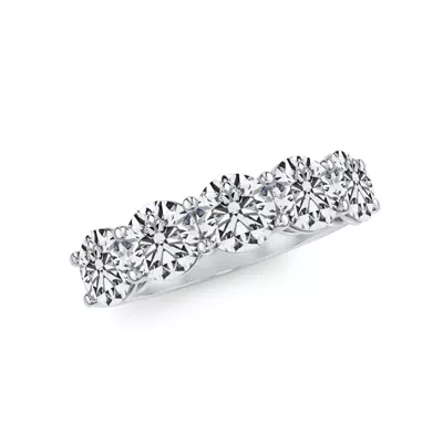 Classic Five-Stone Round Lab Diamond Band (2.50ct. tw.)