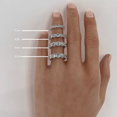 Classic Five-Stone Round Lab Diamond Band (2.50ct. tw.)