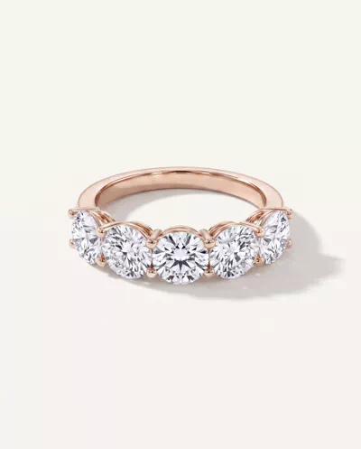 Classic Five-Stone Round Lab Diamond Band (3.00ct. tw.)