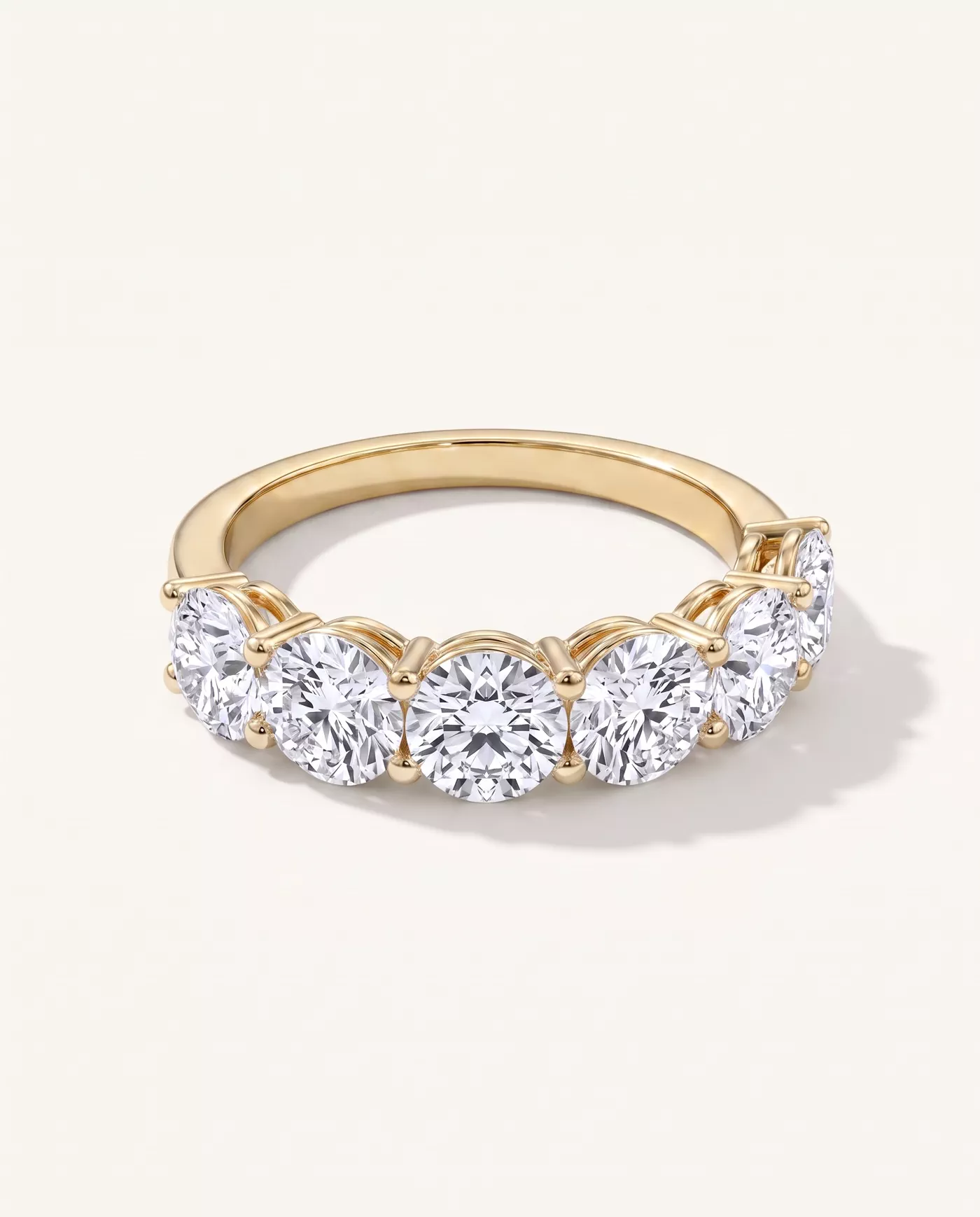 Classic Five-Stone Round Lab Diamond Band (3.00ct. tw.)