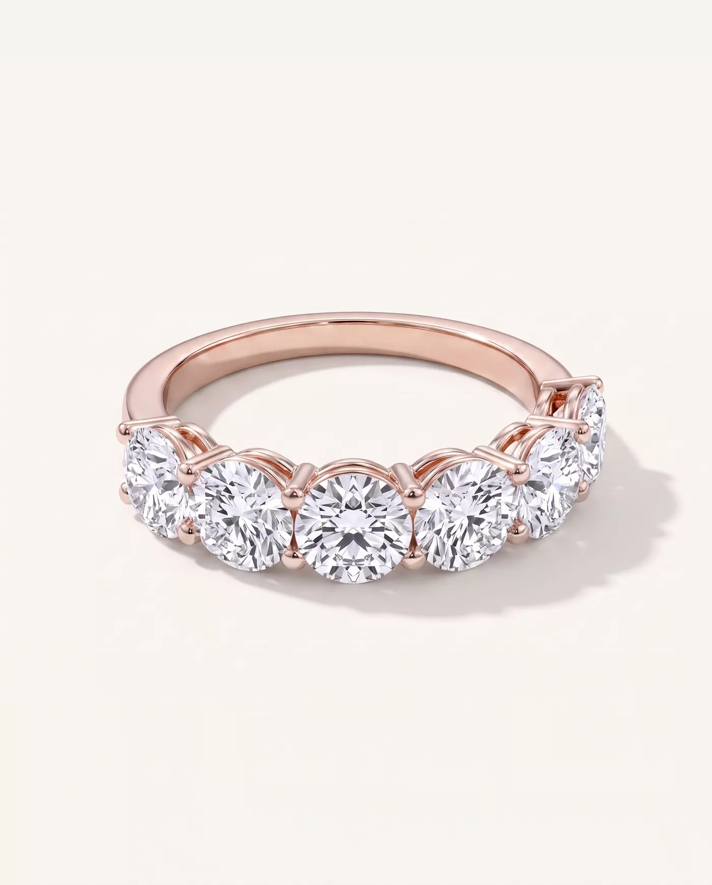 Classic Five-Stone Round Lab Diamond Band (3.00ct. tw.)
