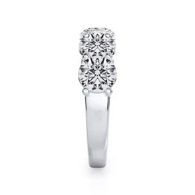 Classic Five-Stone Round Lab Diamond Band (3.00ct. tw.)