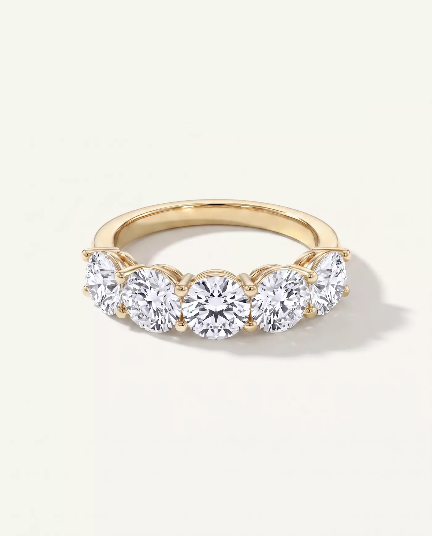 Classic Five-Stone Round Lab Diamond Band (3.00ct. tw.)
