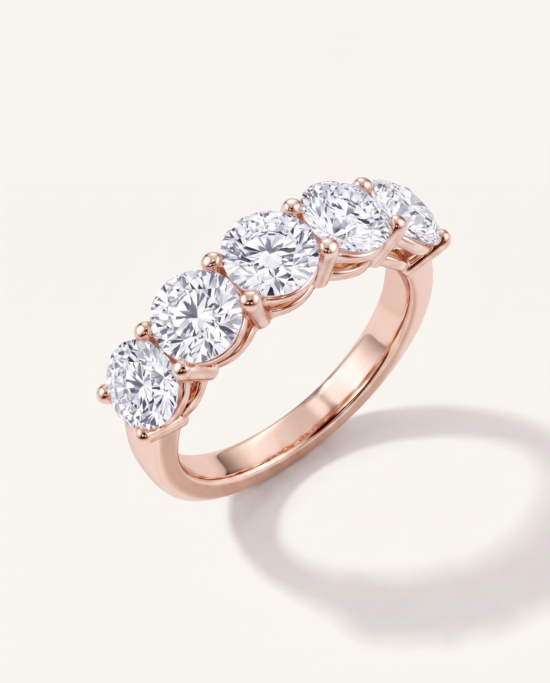 Classic Five-Stone Round Diamond Band (3.00ct. tw.)