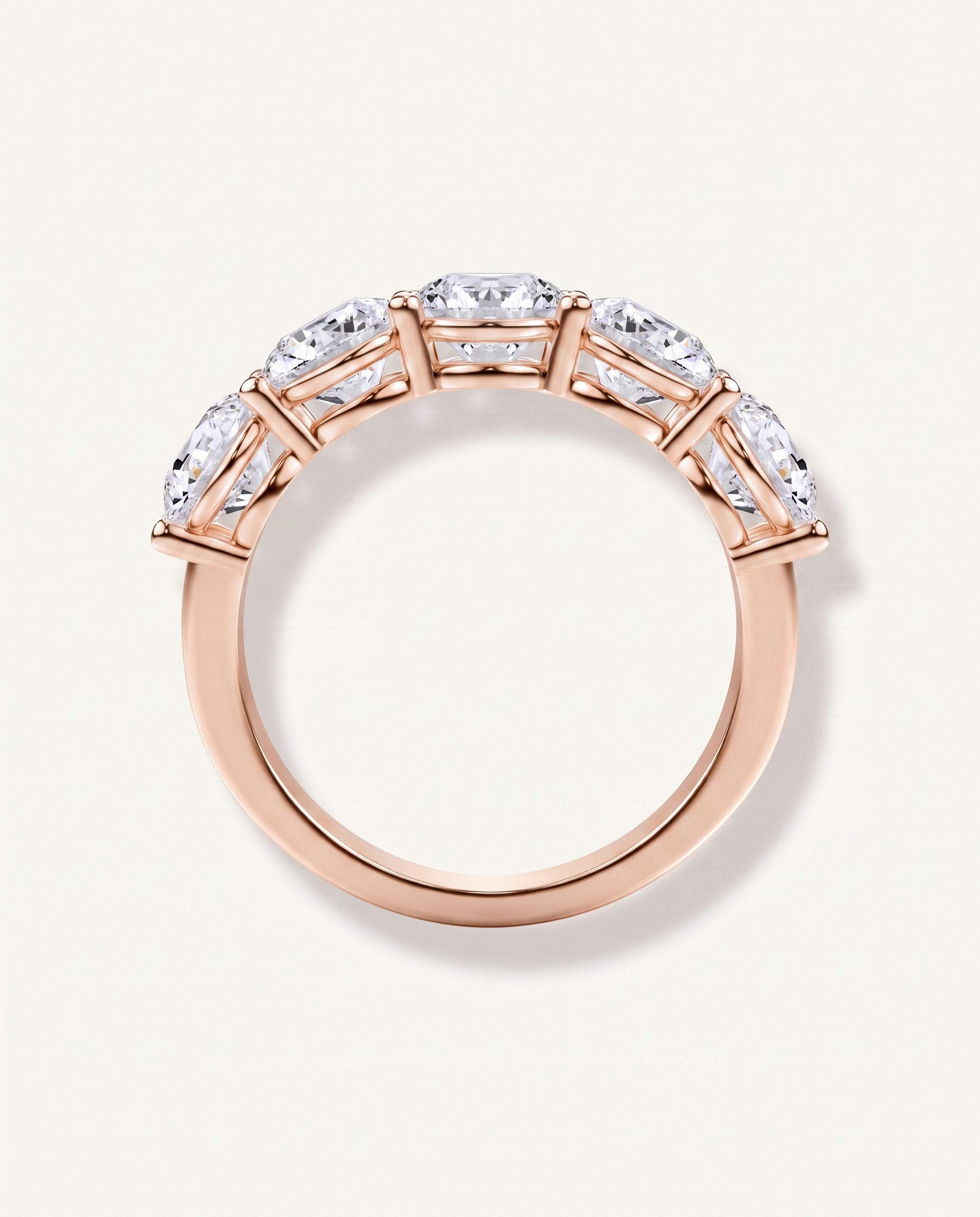 Classic Five-Stone Round Diamond Band (3.00ct. tw.)