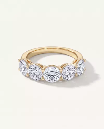 Classic Five-Stone Round Lab Diamond Band (3.50ct. tw.)