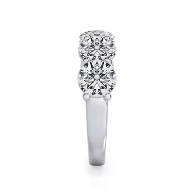 Classic Five-Stone Round Lab Diamond Band (3.50ct. tw.)