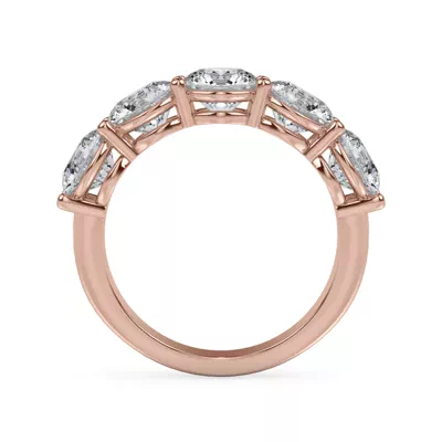 Classic Five-Stone Round Diamond Band (3.50ct. tw.)