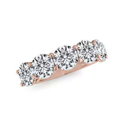 Classic Five-Stone Round Diamond Band (3.50ct. tw.)