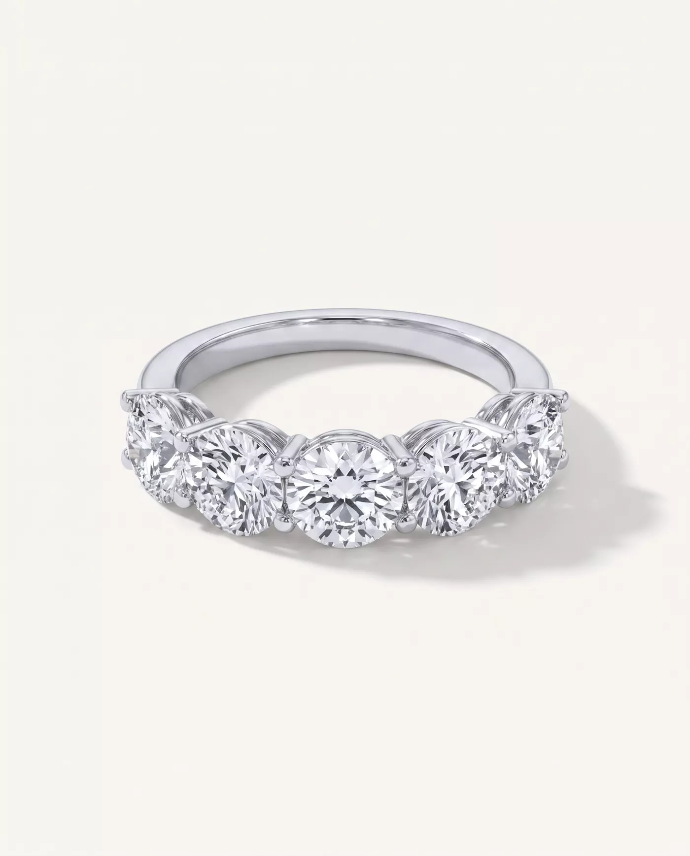 Classic Five-Stone Round Diamond Band (3.50ct. tw.)