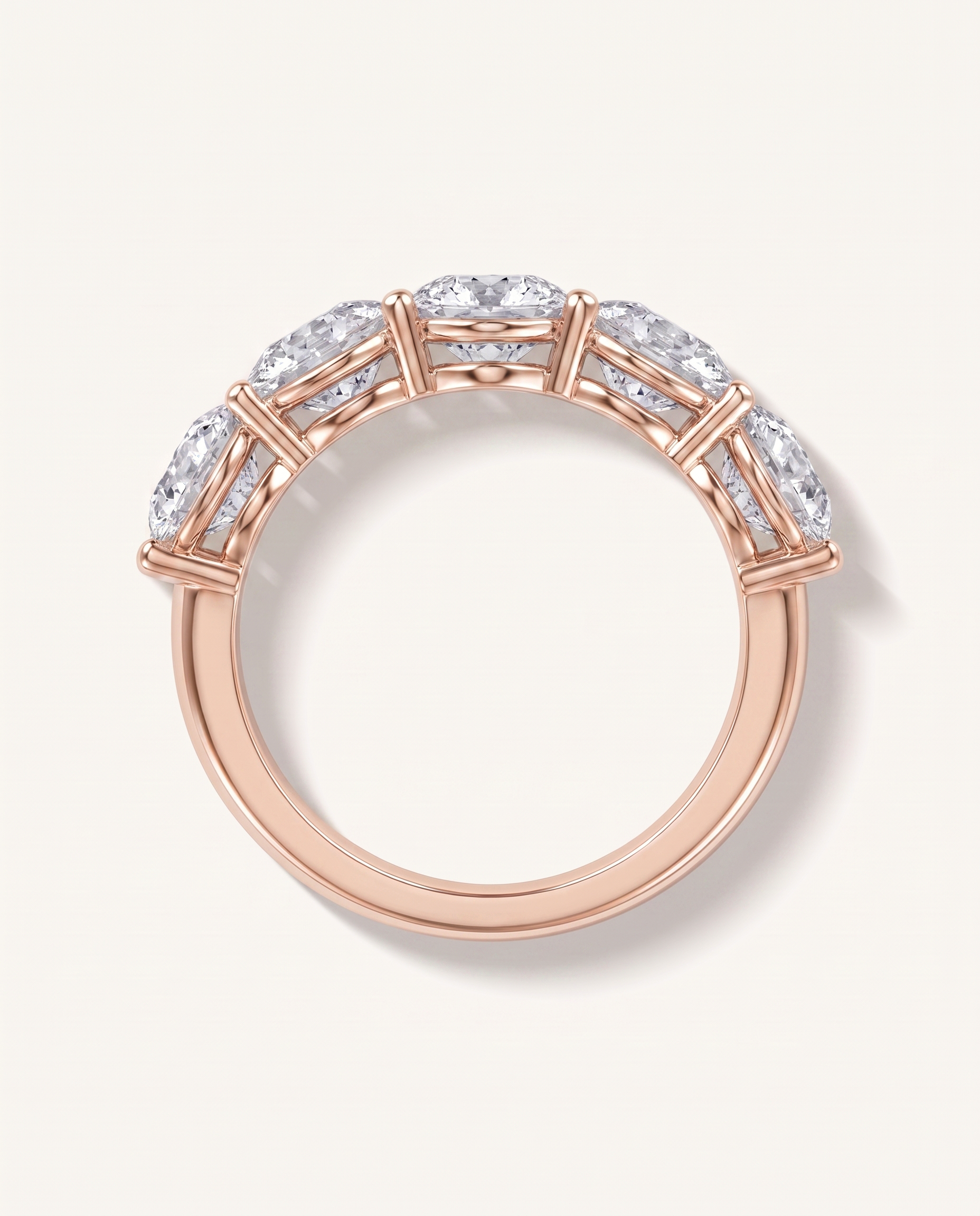 Classic Five-Stone Round Diamond Band (3.50ct. tw.)