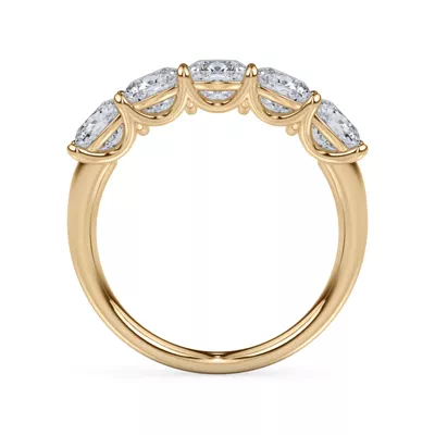 Cushion Cut Lab Diamond 5 Stone Ring (2.50 ct. tw.)