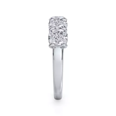 Cushion Cut Lab Diamond 5 Stone Ring (3.00 ct. tw.)