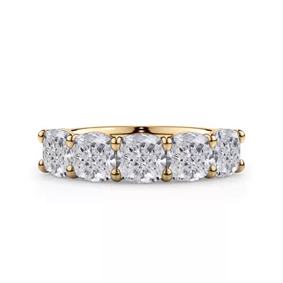 Cushion Cut Diamond 5 Stone Ring (3.50 ct. tw.)