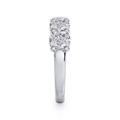 Cushion Cut Diamond 5 Stone Ring (3.50 ct. tw.)