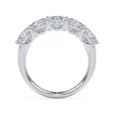 Cushion Cut Diamond 5 Stone Ring (3.50 ct. tw.)