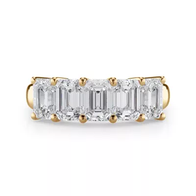 Emerald Cut Lab Diamond 5 Stone Ring (2.50 ct. tw.)