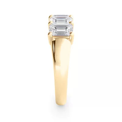 Emerald Cut Lab Diamond 5 Stone Ring (2.50 ct. tw.)