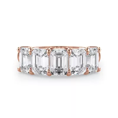 Emerald Cut Lab Diamond 5 Stone Ring (3.00 ct. tw.)