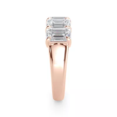 Emerald Cut Lab Diamond 5 Stone Ring (3.00 ct. tw.)