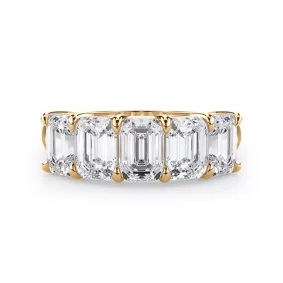 Emerald Cut Lab Diamond 5 Stone Ring (3.00 ct. tw.)