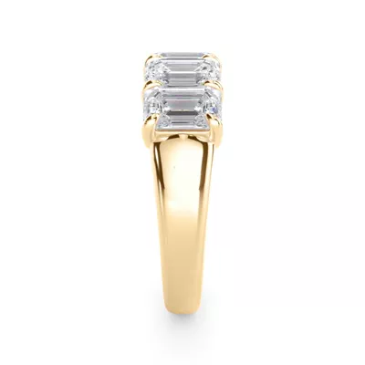 Emerald Cut Lab Diamond 5 Stone Ring (3.00 ct. tw.)