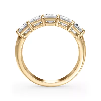 Emerald Cut Lab Diamond 5 Stone Ring (3.00 ct. tw.)