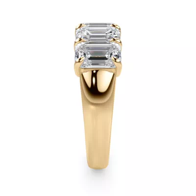 Emerald Cut Lab Diamond 5 Stone Ring (3.50 ct. tw.)