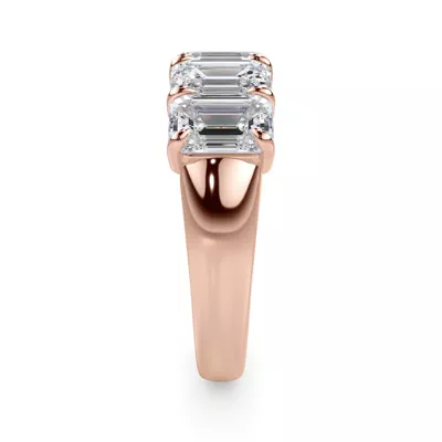 Emerald Cut Diamond 5 Stone Ring (3.50 ct. tw.)