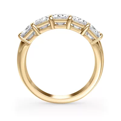 Emerald Cut Diamond 5 Stone Ring (3.50 ct. tw.)