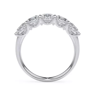 Oval Cut Lab Diamond 5 Stone Ring (3.00 ct. tw.)
