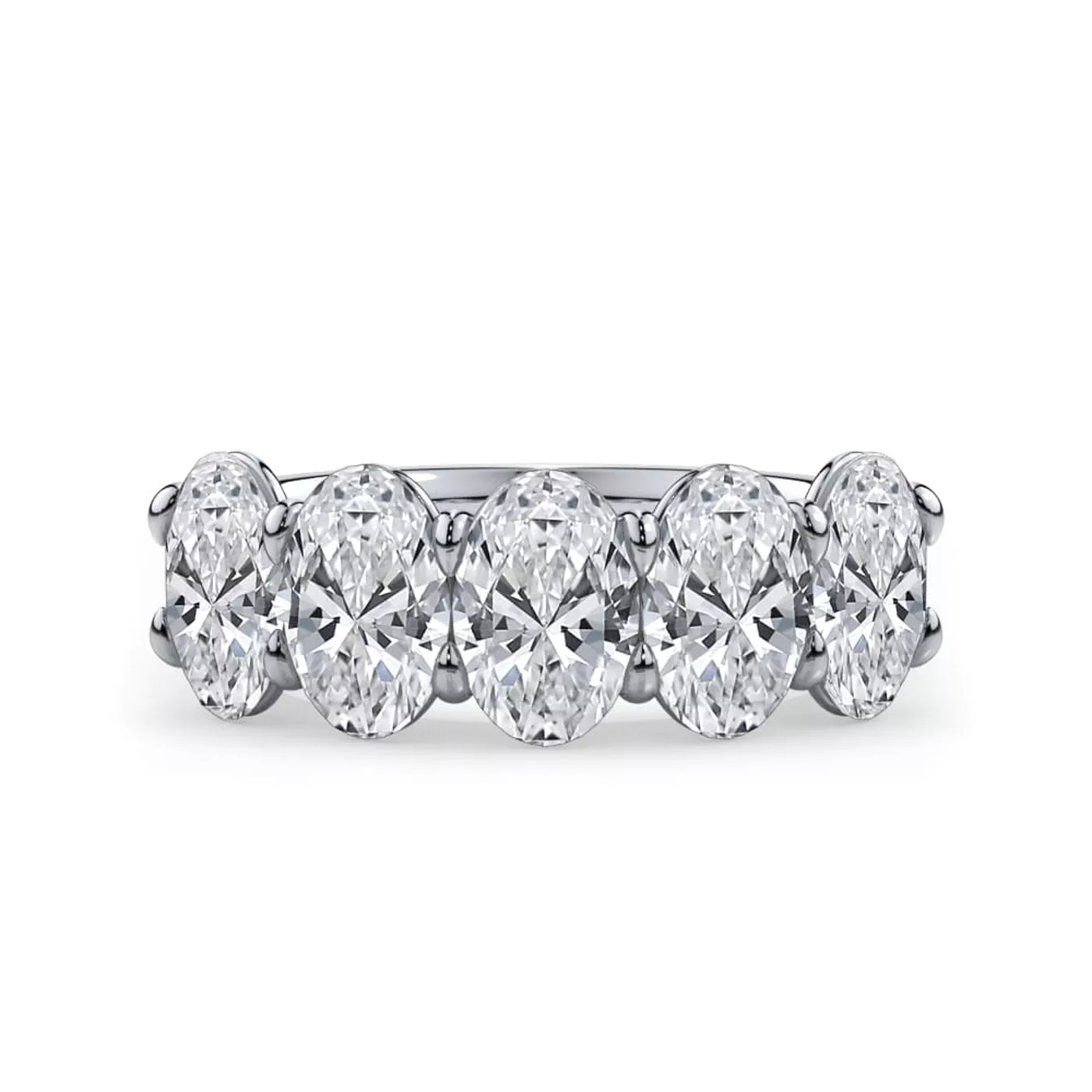 Oval Cut Lab Diamond 5 Stone Ring (3.00 ct. tw.)