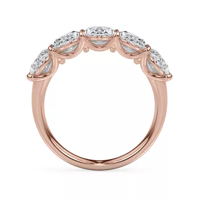 Oval Cut Diamond 5 Stone Ring (3.50 ct. tw.)