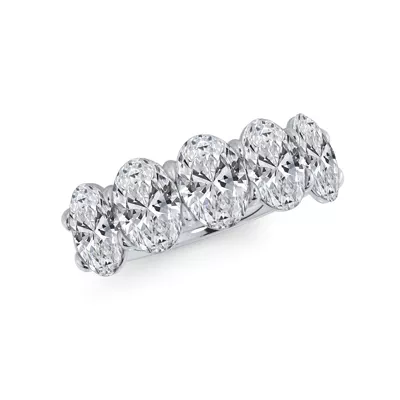 Oval Cut Diamond 5 Stone Ring (3.50 ct. tw.)