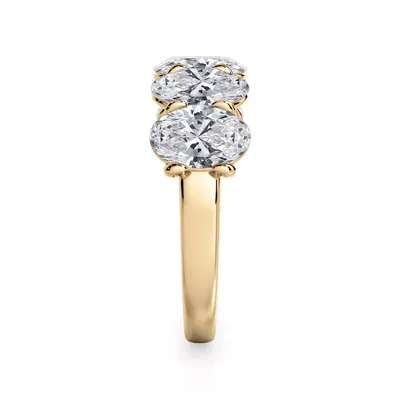 Oval Cut Diamond 5 Stone Ring (3.50 ct. tw.)