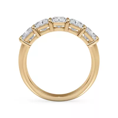 Radiant Cut Lab Diamond 5 Stone Ring (3.00 ct. tw.)