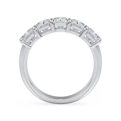 Radiant Cut Lab Diamond 5 Stone Ring (3.00 ct. tw.)