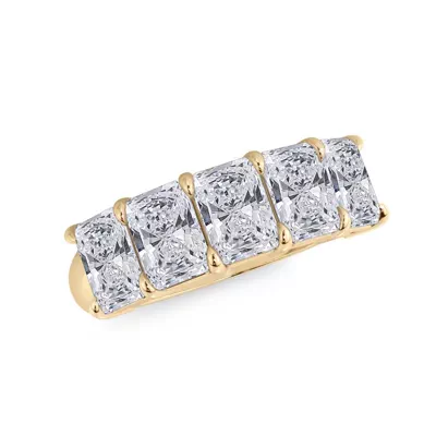Radiant Cut Diamond 5 Stone Ring (3.00 ct. tw.)