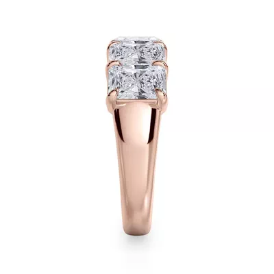 Radiant Cut Lab Diamond 5 Stone Ring (3.50 ct. tw.)