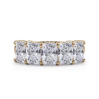 Radiant Cut Lab Diamond 5 Stone Ring (3.50 ct. tw.)