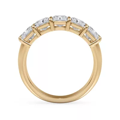 Radiant Cut Lab Diamond 5 Stone Ring (3.50 ct. tw.)