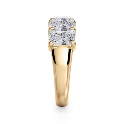 Radiant Cut Lab Diamond 5 Stone Ring (3.50 ct. tw.)