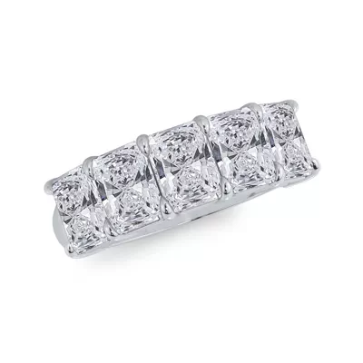Radiant Cut Diamond 5 Stone Ring (3.50 ct. tw.)
