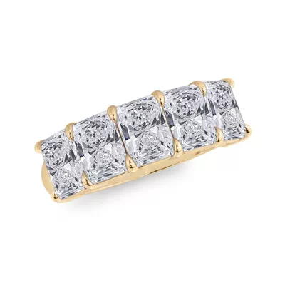 Radiant Cut Diamond 5 Stone Ring (3.50 ct. tw.)
