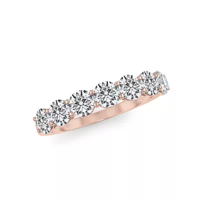 Classic Seven-Stone Round Lab Diamond Band (1.00ct. tw.)