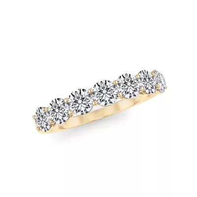 Classic Seven-Stone Round Lab Diamond Band (1.00ct. tw.)