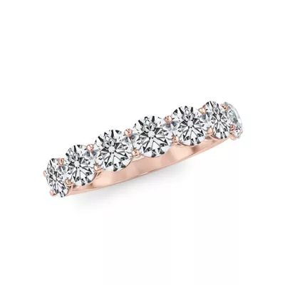 Classic Seven-Stone Round Lab Diamond Band (1.40ct. tw.)