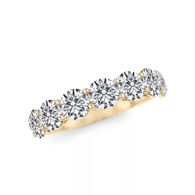 Classic Seven-Stone Round Lab Diamond Band (2.10ct. tw.)