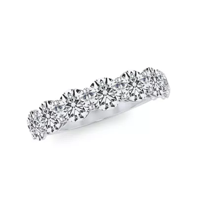 Classic Seven-Stone Round Lab Diamond Band (2.80ct. tw.)