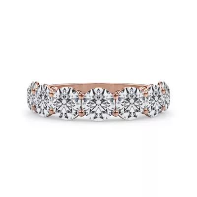 Classic Seven-Stone Round Lab Diamond Band (3.50ct. tw.)